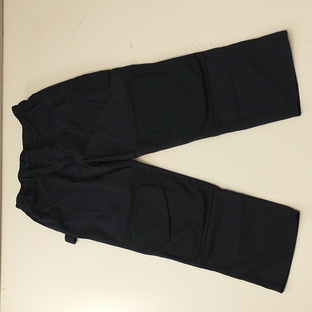 Vintage Work Pants Navy Blue USA Union Made Reinforced Knees Unworn 90's or 80's